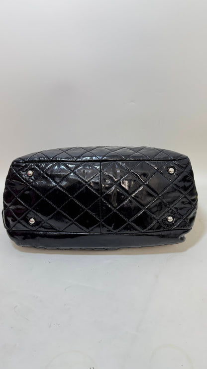 Preloved Chanel Quilted Black Tote Bag